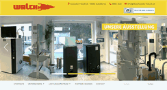 Desktop Screenshot of heizungsbau-walch.de